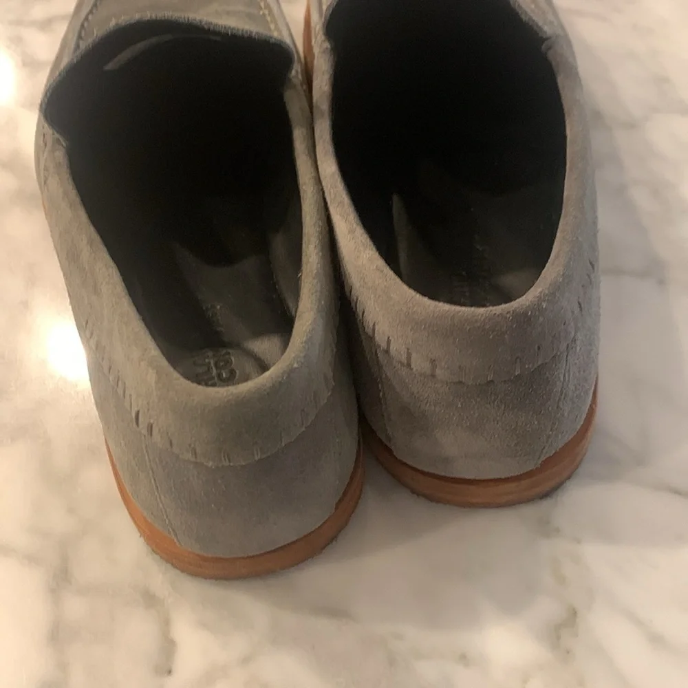 Timberland boot company gray suede loafer size 8m